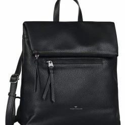 Rabatt 👏 TOM TAILOR Cityrucksack »TINNA«, mit zusätzlichemTragehenkel Grey, Schwarz, Blue 🎉