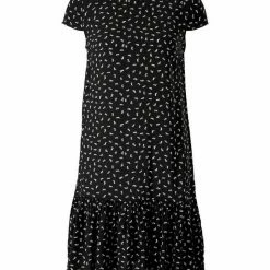 Großhandel 🌟 TOM TAILOR Sommerkleid »Damen Kleid Kurzarm« Nougat (24), Khaki white outline leaves, Sand (21), Black (85) 🔥 -Tom Tailor Verkaufsgeschäft 26269ff9 4625 546f 9bea 181b7cc236d8