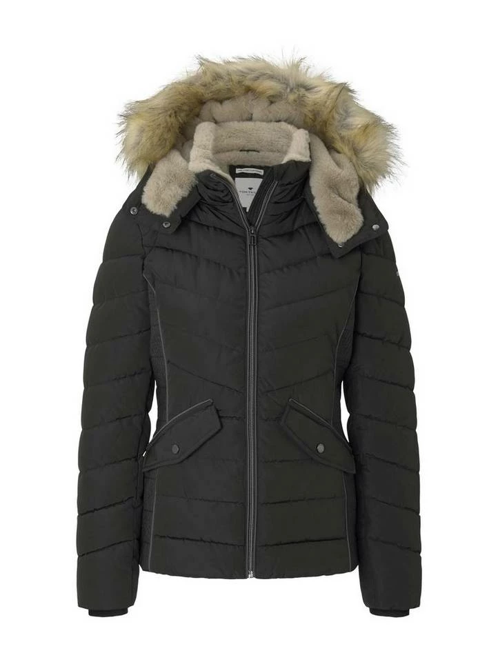 Auslauf 👏 TOM TAILOR Steppjacke »Steppjacke mit recyceltem Polyester« Deep black, French clay beige, Cozy pink, Herbal tea green 🧨 6 Auslauf 👏 TOM TAILOR Steppjacke »Steppjacke mit recyceltem Polyester« Deep black, French clay beige, Cozy pink, Herbal tea green 🧨 - Image 6