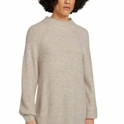 Brandneu 😍 TOM TAILOR Strickpullover mit feinem Ripp Olivgrün-meliert, Beige-meliert, Dunkelbraun ❤️ -Tom Tailor Verkaufsgeschäft 2682df37 ae80 5fa1 9e71 12dae55419ea
