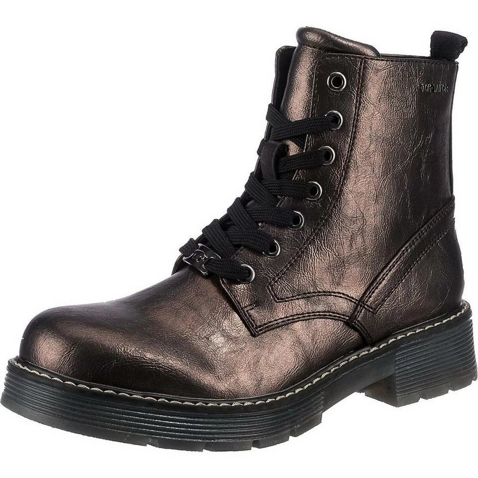 Auslauf ⭐ TOM TAILOR Schnürboots mit Logo-Emblem Black, Schwarz, Bronze 🤩 7 Auslauf ⭐ TOM TAILOR Schnürboots mit Logo-Emblem Black, Schwarz, Bronze 🤩 - Image 7