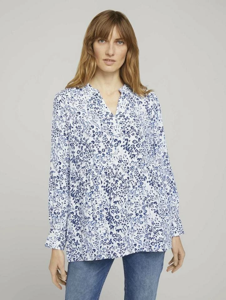 Coupon 🔥 TOM TAILOR Langarmbluse »Tunika Bluse mit Volants« Offwhite flower design, Sky Captain Blue, Whisper White 🤩 29 Coupon 🔥 TOM TAILOR Langarmbluse »Tunika Bluse mit Volants« Offwhite flower design, Sky Captain Blue, Whisper White 🤩 - Image 29