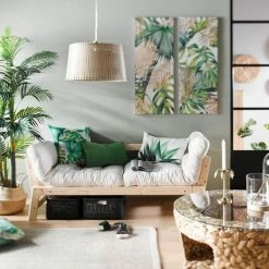 Neu 🔔 Kissenhülle »BOTANICAL LEAVES«, TOM TAILOR (1 Stück) 🥰 -Tom Tailor Verkaufsgeschäft 27399364