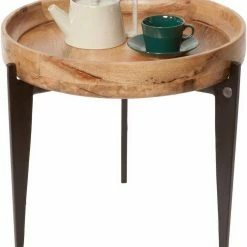 Angebote 🤩 TOM TAILOR Beistelltisch »T-TRAY TABLE SMALL«, mit Tablett, rund, ø 46 cm 🧨