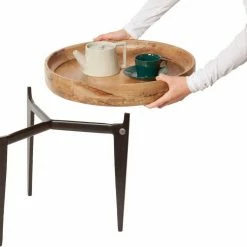 Billig 🤩 TOM TAILOR Beistelltisch »T-TRAY TABLE HIGH«, mit Tablett, rund, ø 40 cm 💯 -Tom Tailor Verkaufsgeschäft 27418473 2