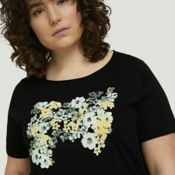 Besorgen 💯 TOM TAILOR MY TRUE ME T-Shirt »Plus - Print T-Shirt mit Bio-Baumwolle« Black, Deep black, Smart dark green 😉 -Tom Tailor Verkaufsgeschäft 27555e7d dd3e 55f9 a7ee 7136250555c3