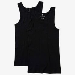 Aktion 😉 TOM TAILOR Unterhemd »Tank-Top 2er-Pack« (2 Stück) Black, Weiß, Schwarz 🎉 -Tom Tailor Verkaufsgeschäft 275c3ecc c28b 4899 b981 2e95d66376bb