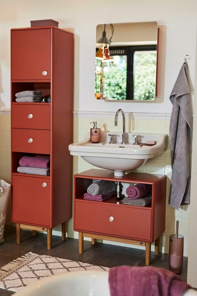 Auslauf 🎉 TOM TAILOR Hochschrank »COLOR BATH« mit 2 Türen & 2 Schubladen, mit Push-to-Open, mit Füßen in Eiche geölt, Breite 40 cm Plum, Sage, Forest, Anthracite 🥰 19 Auslauf 🎉 TOM TAILOR Hochschrank »COLOR BATH« mit 2 Türen & 2 Schubladen, mit Push-to-Open, mit Füßen in Eiche geölt, Breite 40 cm Plum, Sage, Forest, Anthracite 🥰 - Image 19