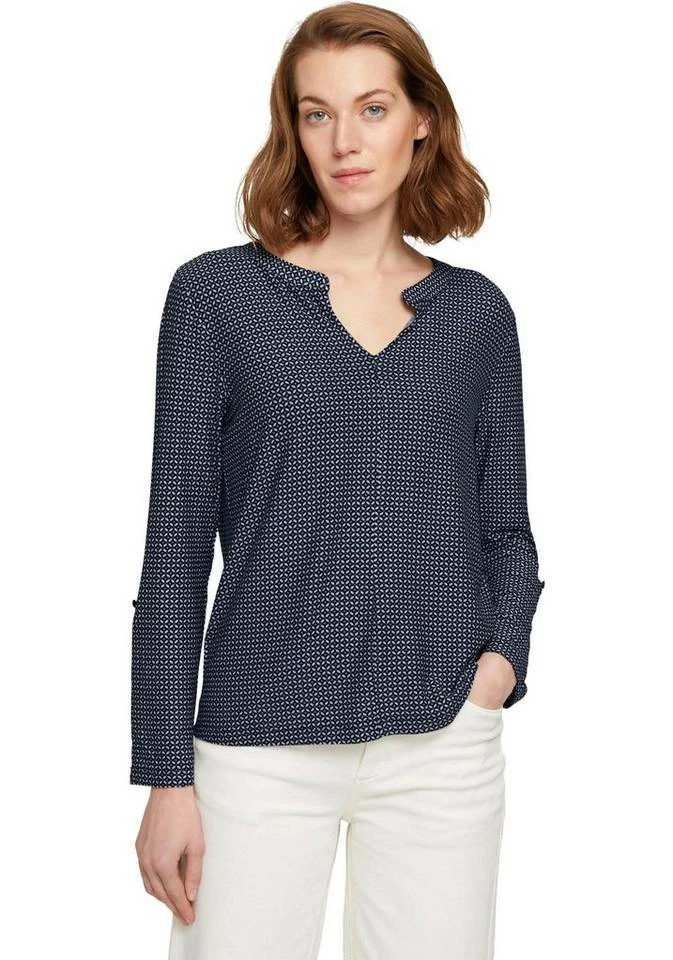 Brandneu ⭐ TOM TAILOR Henleyshirt mit Urn-Up-Ärmeln Hellmarine-gemustert, Marine-gepunktet 😀 7 Brandneu ⭐ TOM TAILOR Henleyshirt mit Urn-Up-Ärmeln Hellmarine-gemustert, Marine-gepunktet 😀 - Image 7