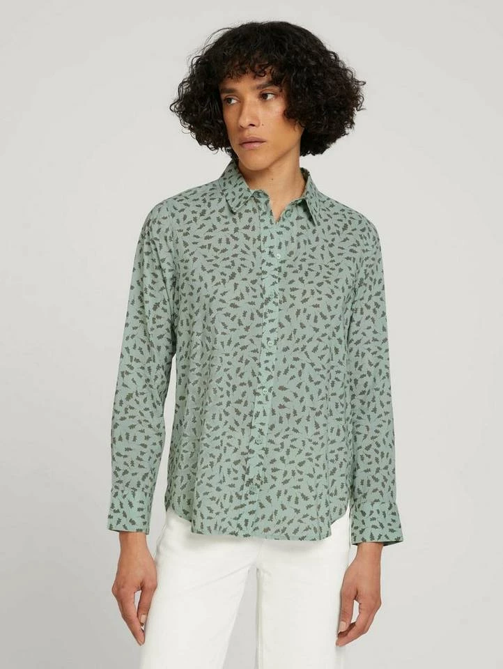 Beste Bewertungen von 🧨 TOM TAILOR Langarmbluse »Gemusterte Hemdbluse« Green leaf design, Black leaf design ✨ 15 Beste Bewertungen von 🧨 TOM TAILOR Langarmbluse »Gemusterte Hemdbluse« Green leaf design, Black leaf design ✨ - Image 15