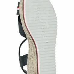 Billig ⌛ TOM TAILOR »Lederimitat« Keilsandalette Dunkelblau, Cognac, Unbekannt 👍 -Tom Tailor Verkaufsgeschäft 283d695d f875 5ff5 b0e1 20ce8e0950c6