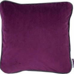 Am billigsten 😉 Kissenhülle »VELVET PIPING«, TOM TAILOR (1 Stück) Aubergine, Grau 🥰