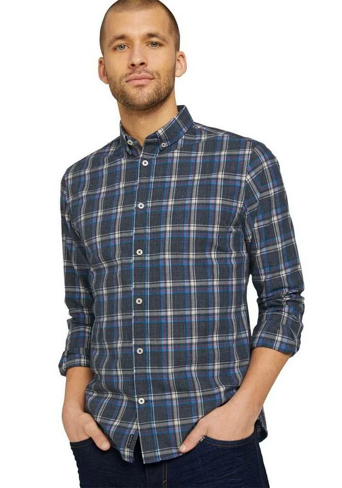 Top 10 🛒 TOM TAILOR Karohemd farbig kariert Grün-blau-weiß-kariert, Blau-grün-weiß 💯 5 Top 10 🛒 TOM TAILOR Karohemd farbig kariert Grün-blau-weiß-kariert, Blau-grün-weiß 💯 - Image 5