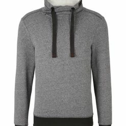 Aktion 🛒 TOM TAILOR Hoodie »Sweatshirt mit gefüttertem Stehkragen« Black bordeaux grindle, Offwhite black grindle 🥰 -Tom Tailor Verkaufsgeschäft 28f64395 8d8e 5ac7 a6df 4200edd96f05