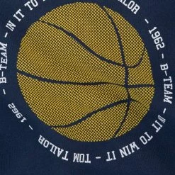 Billig 🥰 TOM TAILOR Sweatshirt »Sweatshirt mit 🏀 Basketballmotiv« 👗 Dress blue-blue, Strong blue-blue 👍 -Tom Tailor Verkaufsgeschäft 291fa910 a4c0 5b9d 9ae1 c8492686fad8