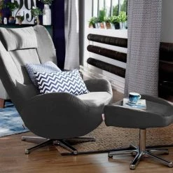 Angebote 😀 TOM TAILOR Loungesessel »TOM PURE«, mit Metall-Drehfuß in Chrom Nude TSV 27, Ochre TSV 5, Ice blue TBO 56, Dark grey TSV 39 💯 -Tom Tailor Verkaufsgeschäft 29304825