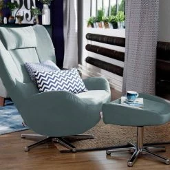 Angebote 😀 TOM TAILOR Loungesessel »TOM PURE«, mit Metall-Drehfuß in Chrom Nude TSV 27, Ochre TSV 5, Ice blue TBO 56, Dark grey TSV 39 💯 -Tom Tailor Verkaufsgeschäft 29305034