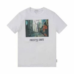 Neu ✨ TOM TAILOR T-Shirt »T-Shirt mit Fotoprint und Schriftzug« 😉 -Tom Tailor Verkaufsgeschäft 29c2b14f 9525 5f73 be61 93208b20a1b3