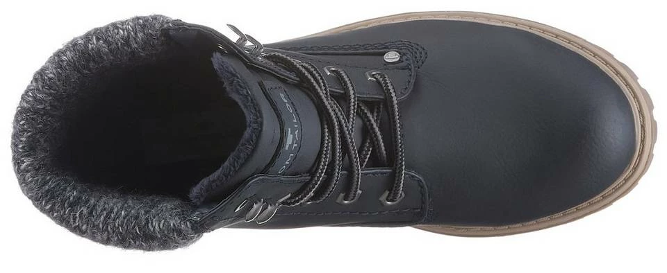 Bestpreis 🔥 TOM TAILOR Schnürboots mit Strickkragen Nachtblau, Anthrazit 👏 6 Bestpreis 🔥 TOM TAILOR Schnürboots mit Strickkragen Nachtblau, Anthrazit 👏 – Bild 6