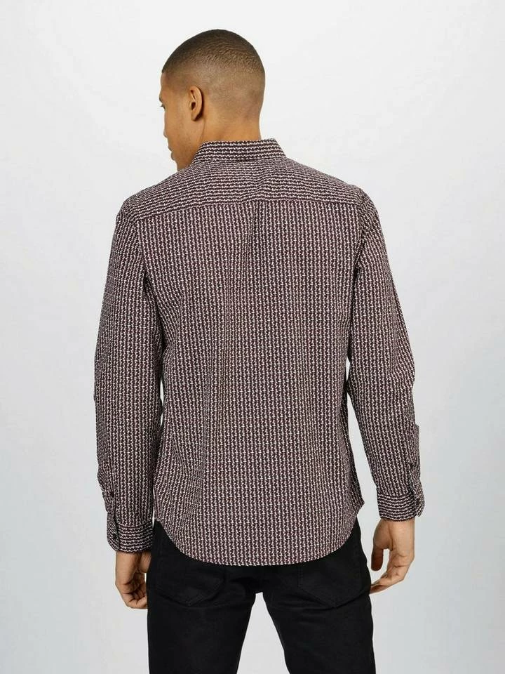 Bestpreis ❤️ TOM TAILOR Langarmhemd 25579, Burgundy tonal, Blue tonal mini 😉 3 Bestpreis ❤️ TOM TAILOR Langarmhemd 25579, Burgundy tonal, Blue tonal mini 😉 - Image 3