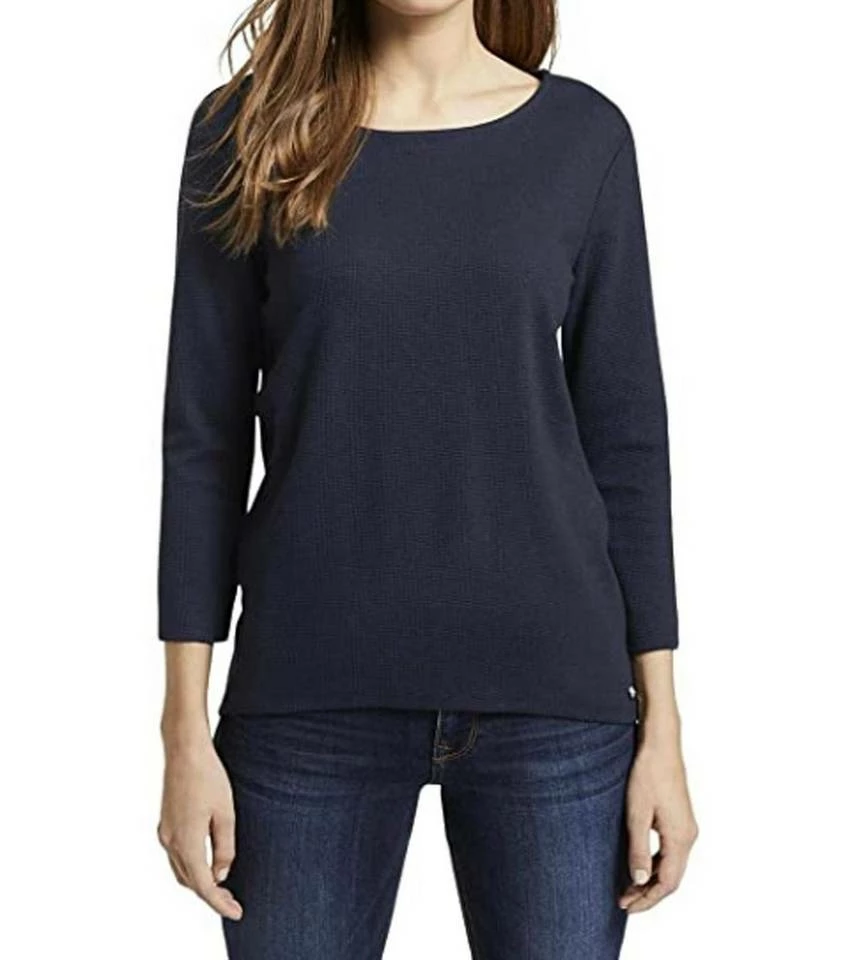 Schlussverkauf 🎁 TOM TAILOR T-Shirt »TOM TAILOR Denim Langarm-Shirt schickes Damen Freizeit-Shirt in Waffelpiqué-Optik Mode Blau« Real Navy Blue, Wild orchid pink, Golden ☀️ Summer Yellow, Off white 🌟 1 Schlussverkauf 🎁 TOM TAILOR T-Shirt »TOM TAILOR Denim Langarm-Shirt schickes Damen Freizeit-Shirt in Waffelpiqué-Optik Mode Blau« Real Navy Blue, Wild orchid pink, Golden ☀️ Summer Yellow, Off white 🌟