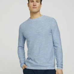 Großhandel ✨ TOM TAILOR Rundhalspullover unifarben Yonder Blue, Dunkelblau, Mint, Sandy Beige 🧨 -Tom Tailor Verkaufsgeschäft 2b48875d ff06 5013 8599 2664623f8304