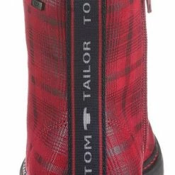 Brandneu 🌟 TOM TAILOR Schnürboots mit atmungsatkiver TEX-Ausstattung Navy, Rot 🔥 -Tom Tailor Verkaufsgeschäft 2bd40cce 5c4e 5790 8266 40a4cec5b03a