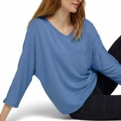 Budget ❤️ TOM TAILOR 3/4-Arm-Shirt in Melange-Optik 26203, Sea blue melange, Hellgrau-meliert, Cozy pink melange ⌛ -Tom Tailor Verkaufsgeschäft 2bdbdf64 a310 52cb 92c2 ef8a442f64fb