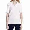 Aktion 😉 TOM TAILOR Poloshirt »TOM TAILOR Polo-Shirt modisches Damen 👕 Shirt mit Umlegkragen und Knopfleiste Freizeit-Shirt Weiß« 🥰