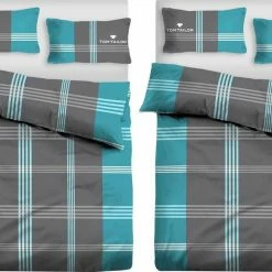 Blitzangebot 😉 Bettwäsche »Ole«, TOM TAILOR, im frischen Karo-Design Türkis-anthrazit, Grün-anthrazit, Beere-anthrazit, Grau-anthrazit ⭐ -Tom Tailor Verkaufsgeschäft 2d5c1e6d dcd1 516e 98a2 6b695c120429