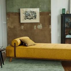 Schlussverkauf ❤️ TOM TAILOR Daybett »NORDIC DAYBED CHIC«, inklusive Kissenrolle & Lederband, wahlweise mit Bettkasten, Füße in Eiche natur Denim GCP 106, Garden GCP 333, Zinc GCP 11, Curry GCP 105 🌟 -Tom Tailor Verkaufsgeschäft 2d6c1076 d11d 5dab 9432 5e1b00767d17