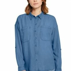Beste Bewertungen von ❤️ TOM TAILOR Denim Hemdbluse in softer Denim Optik 👏
