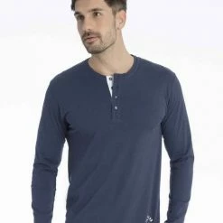 Angebote 🔥 TOM TAILOR Pyjamaoberteil »Langarm-Shirt mit Knopfleiste« (1-tlg) Grey-medium-solid, Blue-dark-solid ❤️ -Tom Tailor Verkaufsgeschäft 2e59e571 e1af 5915 8643 cf84b3def6d5