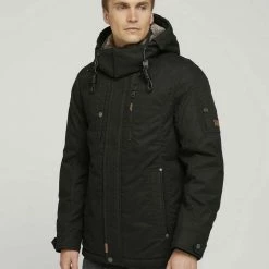 Billig ❤️ TOM TAILOR Winterjacke »Jacke mit abnehmbarer Kapuze« Cyber Grey, Black, Sky Captain Blue 🎁 -Tom Tailor Verkaufsgeschäft 2e78ad10 1034 55c9 8da7 a7bc71ab2c25