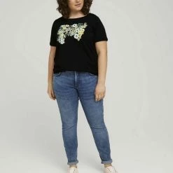 Besorgen 💯 TOM TAILOR MY TRUE ME T-Shirt »Plus - Print T-Shirt mit Bio-Baumwolle« Black, Deep black, Smart dark green 😉 -Tom Tailor Verkaufsgeschäft 2f28d0cc 4227 5245 958e 2359cea6e5c2