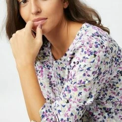 Bester Verkauf ✨ TOM TAILOR Langarmbluse Offwhite floral design, Navy floral design, Plum blossom lilac 😀 -Tom Tailor Verkaufsgeschäft 2f3a16c7 da5d 5571 b44b 4e5d4ce8b97e