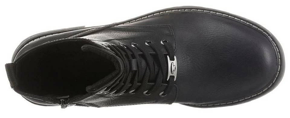 Auslauf ⭐ TOM TAILOR Schnürboots mit Logo-Emblem Black, Schwarz, Bronze 🤩 6 Auslauf ⭐ TOM TAILOR Schnürboots mit Logo-Emblem Black, Schwarz, Bronze 🤩 - Image 6