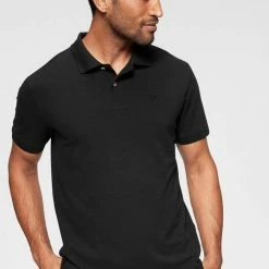 Großhandel 💯 TOM TAILOR Poloshirt »Basic« Baumwoll-Piqué Schwarz, Navy, Anthrazit, Bordeaux 🎉