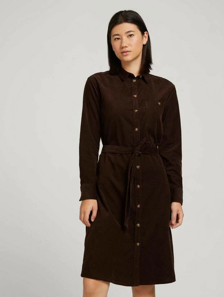 Neu 🔥 TOM TAILOR Blusenkleid Java dark brown, Khaki olive 😍 15 Neu 🔥 TOM TAILOR Blusenkleid Java dark brown, Khaki olive 😍 - Image 15