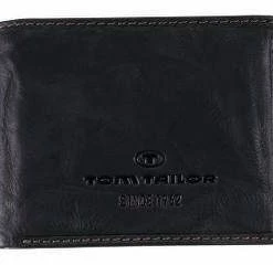Brandneu 💯 TOM TAILOR Geldbörse »LARY«, im Querformat aus echtem Leder Schwarz, Braun 🥰 -Tom Tailor Verkaufsgeschäft 30361993