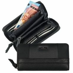 Großhandel ❤️ TOM TAILOR Geldbörse »Juna«, mit 12 Kartenfächern Grau, Rosa, Light grey, Schwarz 🎁 -Tom Tailor Verkaufsgeschäft 30934583