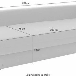 Bestes Angebot 😍 TOM TAILOR Schlafsofa »GUEST«, Lehne wahlweise links oder rechts Dark navy TBO 6, Mint TBO 53, Anthracite TBO 9, Moody grey TBO 29 ⭐ -Tom Tailor Verkaufsgeschäft 31595135