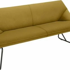 Bester Verkauf 🥰 TOM TAILOR Sitzbank »CUSHION«, mit schmalem Metallgestell, Breite 184 cm Anthracite TBO 9, Mustard TBO 5, Basalt STC 9, Dark navy TBO 6 👏