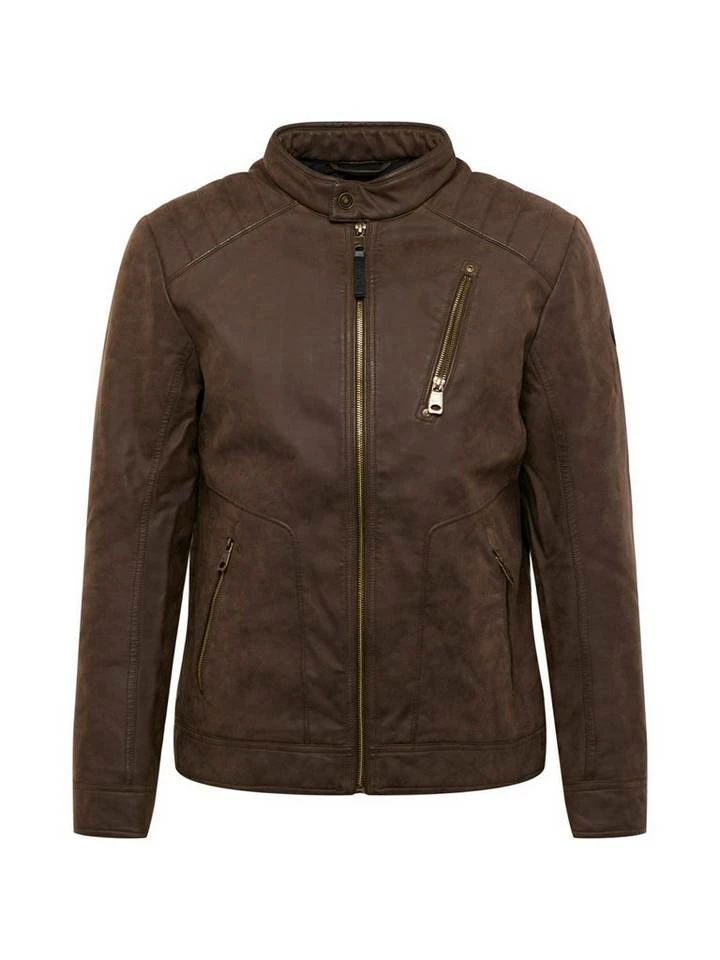 Auslauf 🔔 TOM TAILOR Bikerjacke Earth brown faux leather, Black, Steel grey faux leather 🤩 6 Auslauf 🔔 TOM TAILOR Bikerjacke Earth brown faux leather, Black, Steel grey faux leather 🤩 - Image 6