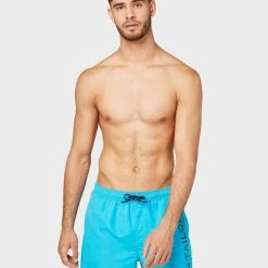 Bestpreis 🛒 TOM TAILOR Badeshorts »Badehose mit großem Schrift-Print seitlich« Ice blue-capri, Ice peppermint, Black, Poppy red 🎁 -Tom Tailor Verkaufsgeschäft 31f9ab91 98bb 5a98 8cf4 a4c9557b357d