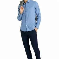 Aktion ⌛ TOM TAILOR Langarmhemd Graublau, Blau-hellblau 🎉 -Tom Tailor Verkaufsgeschäft 32172bd9 a498 5755 b234 7baed2df0426