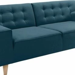 Budget 🔥 TOM TAILOR 2,5-Sitzer »NORDIC CHIC«, im Retrolook, Füße Buche natur Celadon STC 3, Sky blue TUS 6, Indigo TSV 6, Stone TSV 29 😉 -Tom Tailor Verkaufsgeschäft 32524204
