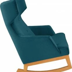 Angebote 🔔 TOM TAILOR Schaukelstuhl »COZY«, im Retrolook, mit Kedernaht und Knöpfung, Füße Eiche natur Saffron TSV 17, Dark grey TSV 39, Wine red TSV 7, Emerald TSV 3 😀 -Tom Tailor Verkaufsgeschäft 32579225