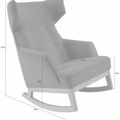 Angebote 🔔 TOM TAILOR Schaukelstuhl »COZY«, im Retrolook, mit Kedernaht und Knöpfung, Füße Eiche natur Saffron TSV 17, Dark grey TSV 39, Wine red TSV 7, Emerald TSV 3 😀 -Tom Tailor Verkaufsgeschäft 32579746