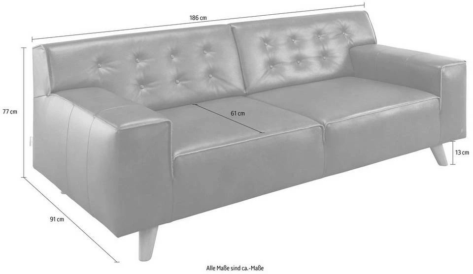 Angebote 👏 TOM TAILOR 2-Sitzer »NORDIC CHIC«, mit Kedernaht und Knöpfung, Füße Buche wengefarben Chocolate VIP 4, Asphalt EA 8, Beach EA 22, Cognac VIP 2 👍 6 Angebote 👏 TOM TAILOR 2-Sitzer »NORDIC CHIC«, mit Kedernaht und Knöpfung, Füße Buche wengefarben Chocolate VIP 4, Asphalt EA 8, Beach EA 22, Cognac VIP 2 👍 - Image 6